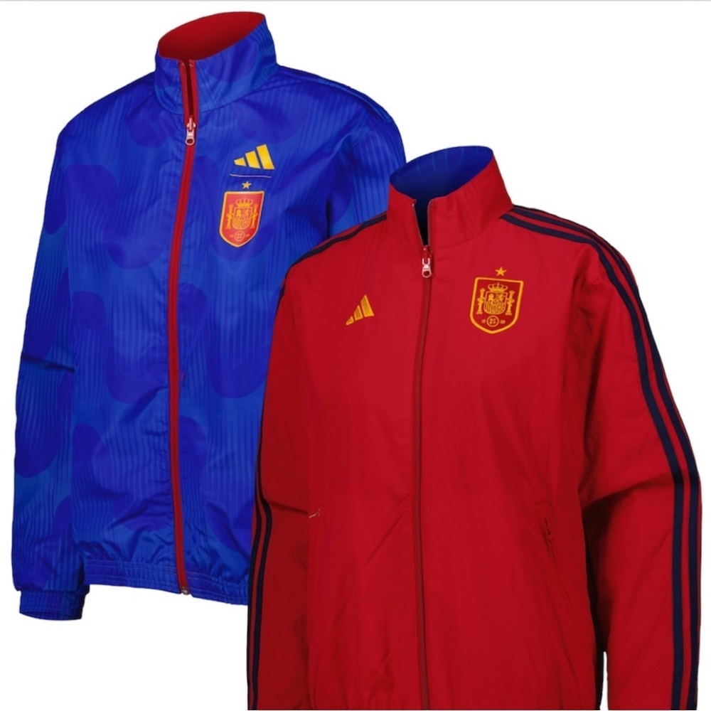New Spain National Team Women's Anthem AEROREADY Reversible Full-Zip Jacket‎